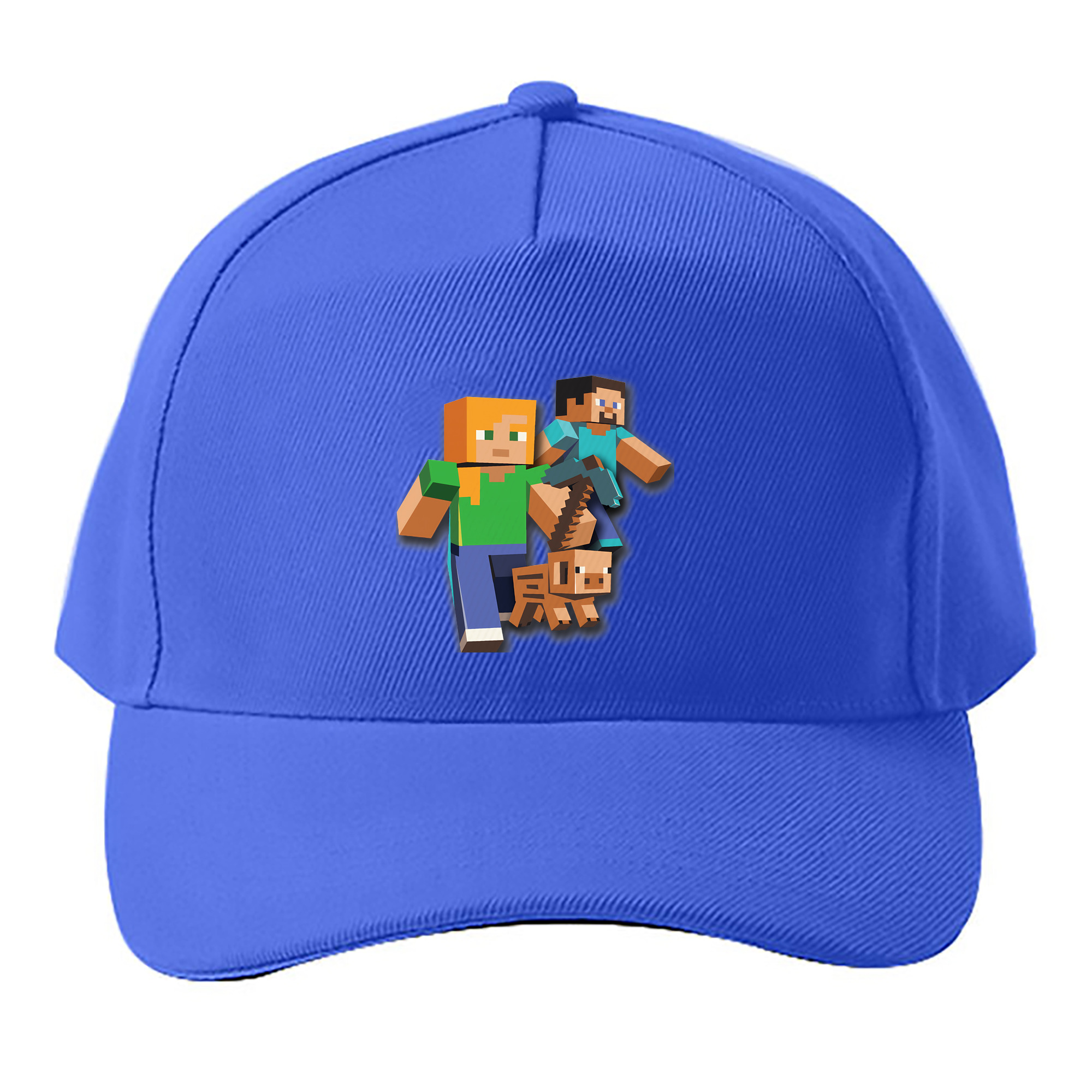 （画像用） マインクラフト ブロックの世界 Minecraft MC Block world ベースボールキャップ 綿100％ 男女兼用 帽子 スポーツ